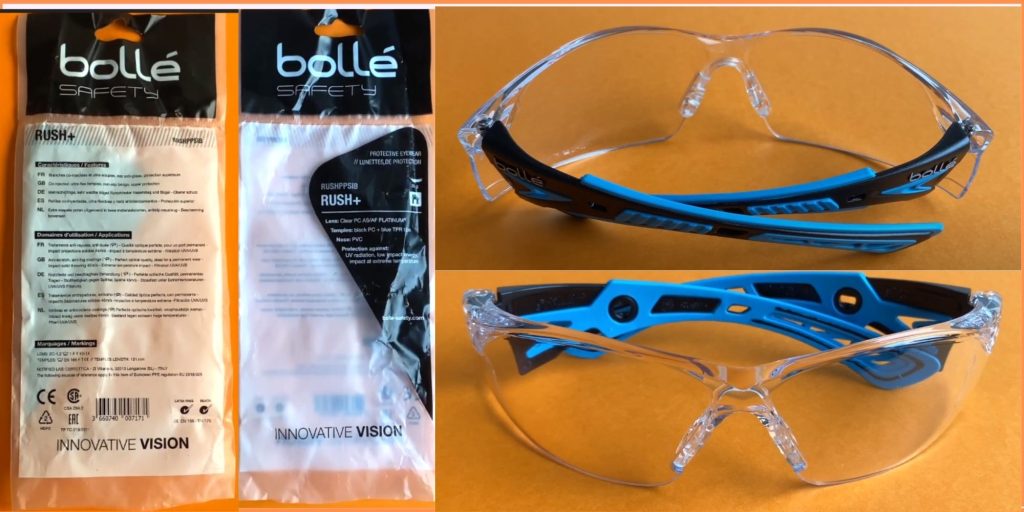 Bolle Safety Rush+ Safety Glasses for Pickleball