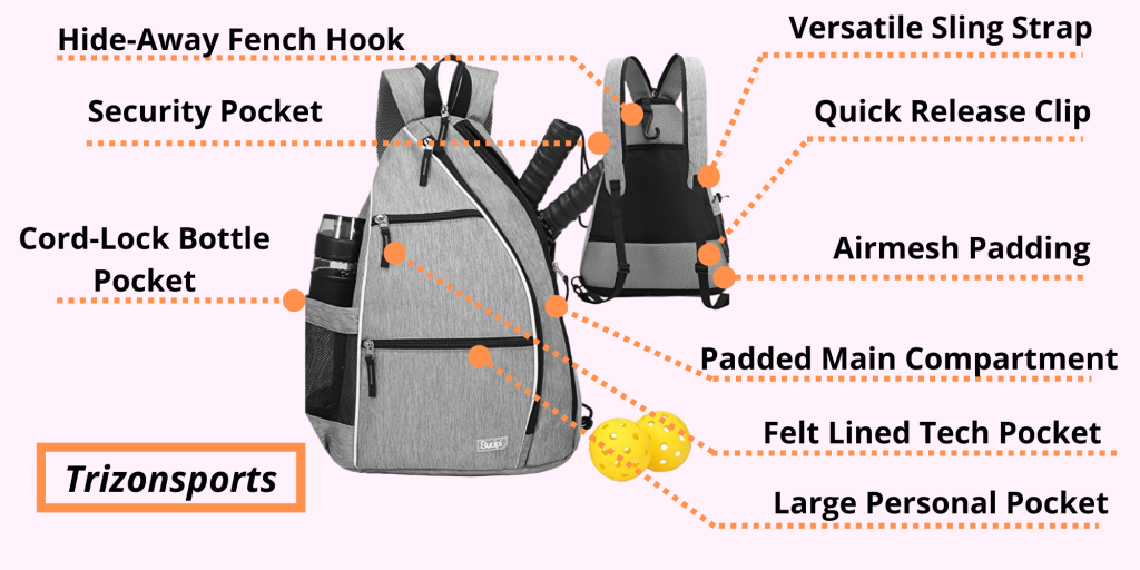 Sucipi Pickleball Backpack for Women and Men