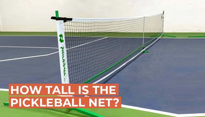How tall is the pickleball Net